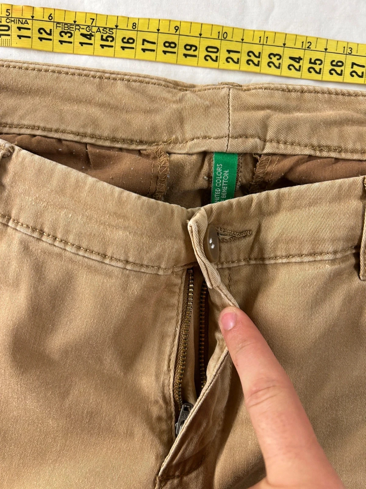 Beige bruine chino United Colors of Benetton maat 42 – photo 8